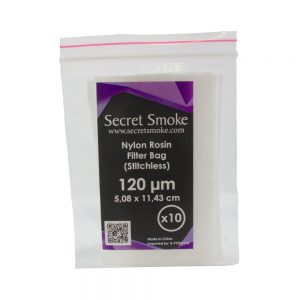 Bolsa Rosin Secret Smoke 120 micras 10uds sin costuras