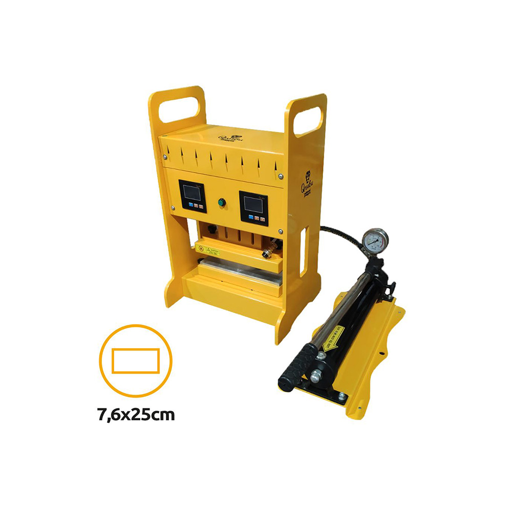 Prensa Qnubu Pro Lion 20ton (Plate 7,6x25cm) - Imagen 2