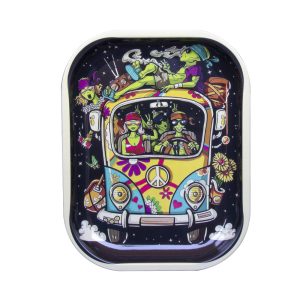 Alternative view of Bandeja y tapa Hippie Bus 18x14