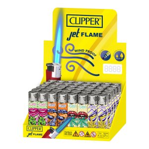 Alternative view of Caja Clipper Jet Flame Seductive Weed 48uds