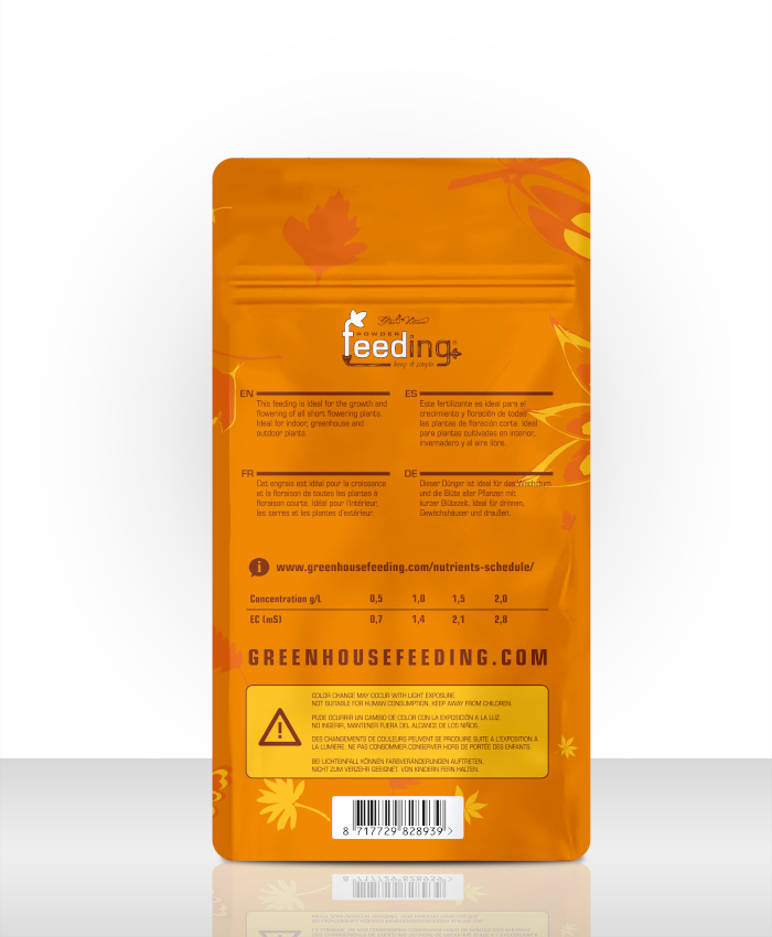 Feeding Short Flowering 125g - Imagen 2