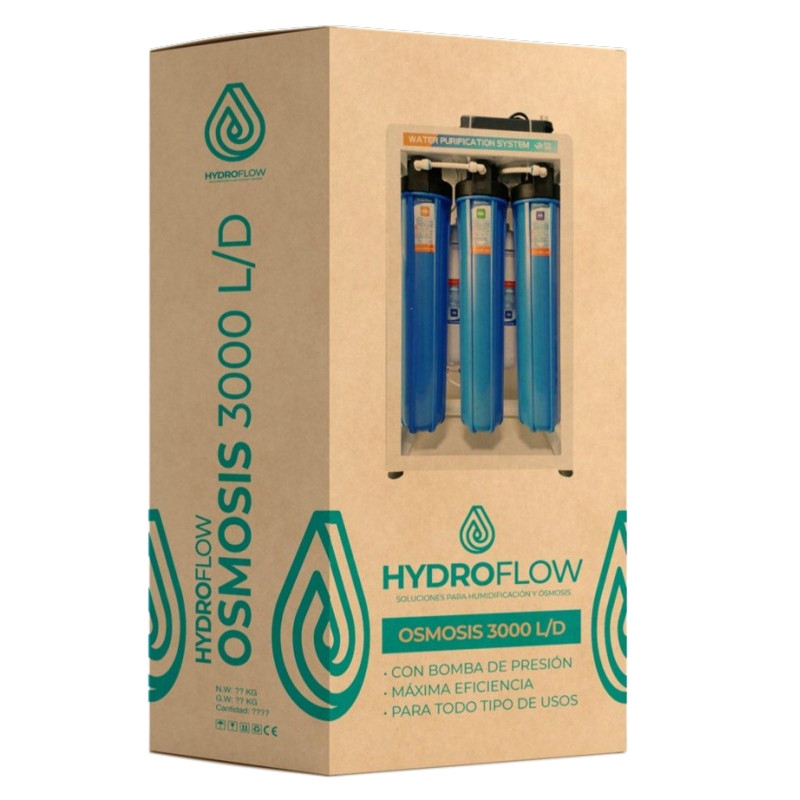 Filtro Ósmosis Hydroflow 3000L/D