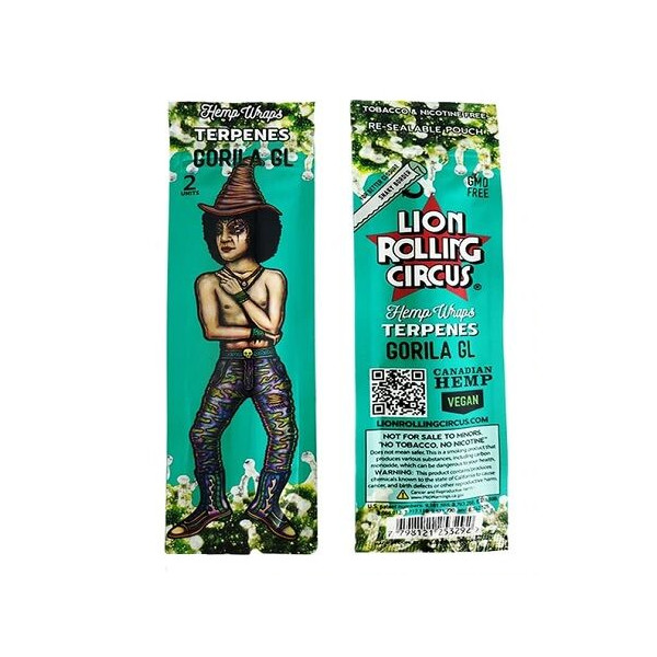 Hemp Wrap Gorila Lion Rolling Circus (25x2) - Imagen 2
