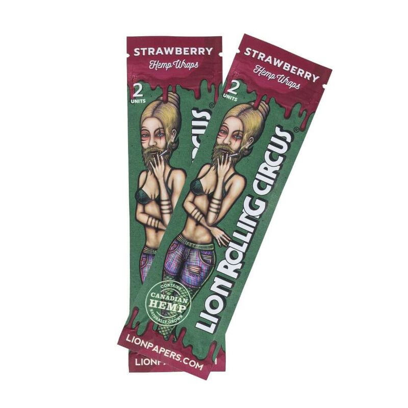 Hemp Wrap Strawberry Lion Rolling Circus (25x2) - Imagen 2