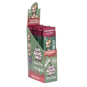 Hemp Wrap Strawberry Lion Rolling Circus (25x2)