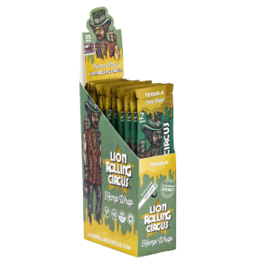 Hemp Wrap Tequila Lion Rolling Circus (25x2)