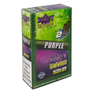 Alternative view of Juicy Hemp Wraps Purple 2x25