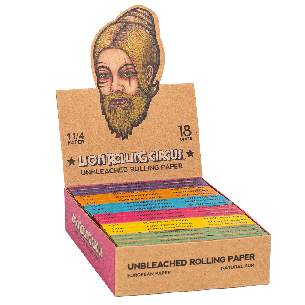 Papel Brown 1 1/4 Lion Rolling Circus (18x50) - Imagen 2