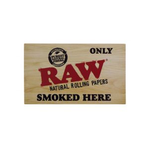 Pegatina Raw Only Smoked Here (200 unid)