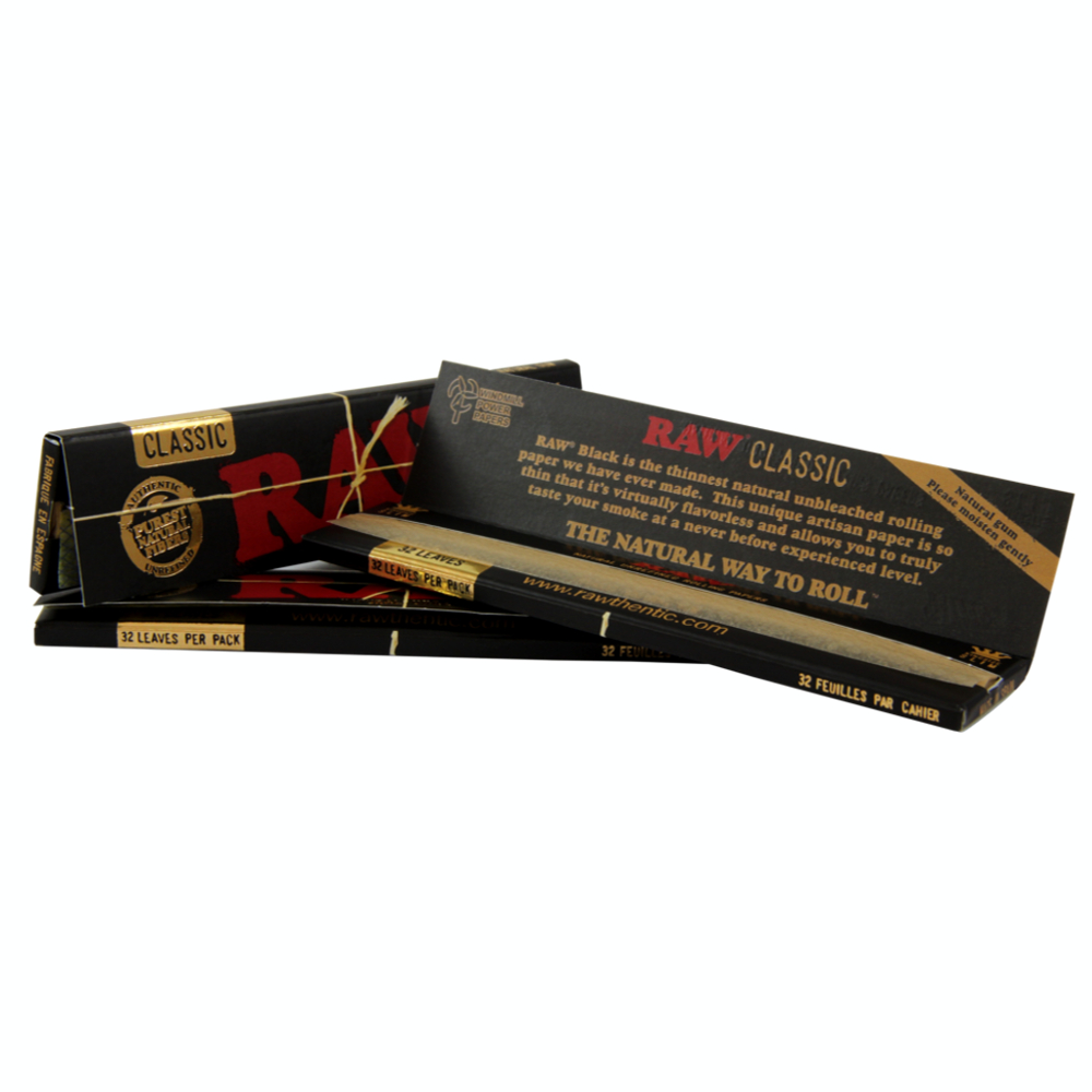 Raw Black KS Slim Box/50 - 32 leaves - Imagen 2