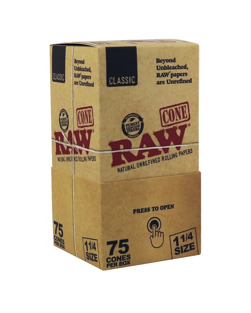 Raw Conos Classic 75PK 1 1/4 - Imagen 3