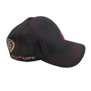 Alternative view of Gorra Raw Negra