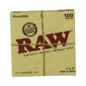 Alternative view of Papel Horno Raw 8 x 8cm 100uds