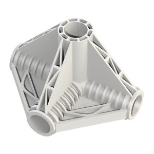 Unión esquina 4 ejes K Ø19 mm DS R3.00