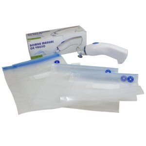Máquina de vacío a pilas + Bolsas