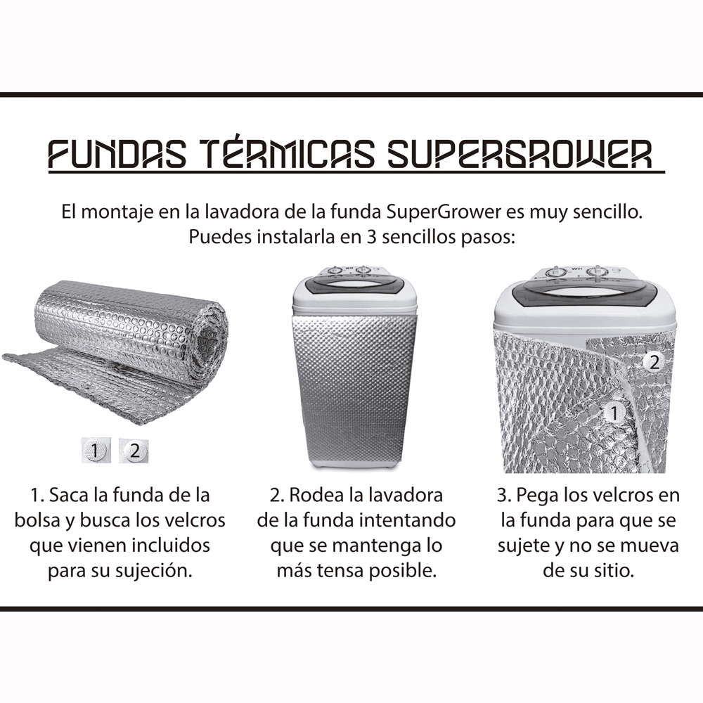 Funda Térmica lavadora 1,40 x 0,30m - Imagen 3