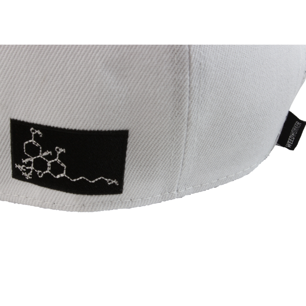 Gorra plana Way of life by WeedWorker Blanca - Imagen 6