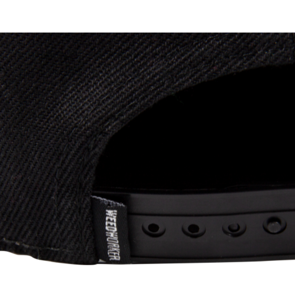 Gorra plana Way of life by WeedWorker Negra - Imagen 4