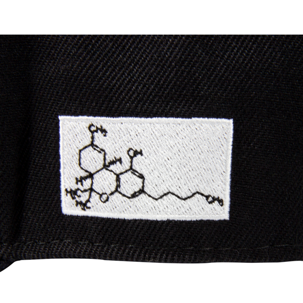 Gorra plana Way of life by WeedWorker Negra - Imagen 3