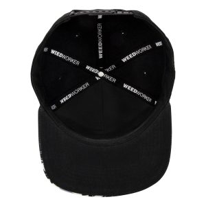 Alternative view of Gorra plana Way of life by WeedWorker Negra