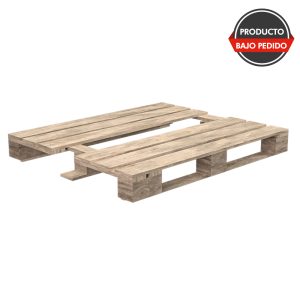 Alternative view of Depósito 1000L pallet madera EcoLine